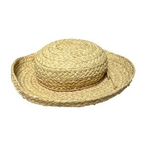 Helen Kaminski - Australia 100% Raffia Woven Handmade Wide Brim Sun Hat Natural